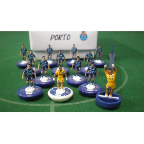 Subbuteo Andrew Table Soccer Porto away kit 2014-2015 on Lightweight bases